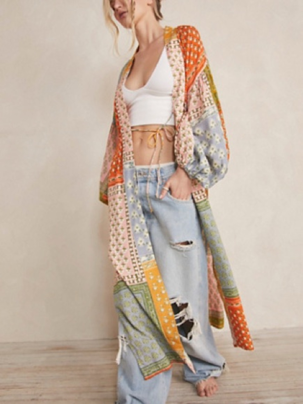 Jen’s Pirate Booty Manon Patchwork Duster M/L